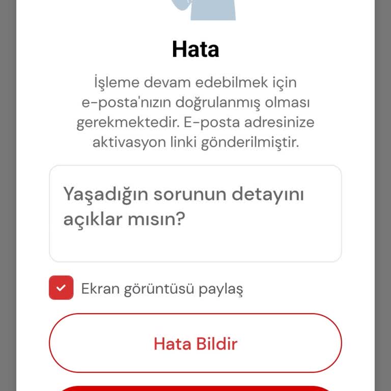 E-Posta Aktivasyon Sorunu Nedeniyle Bilet Erişimi Engellendi