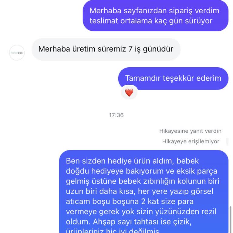Eksik Ve Kusurlu Ürün Teslimatı