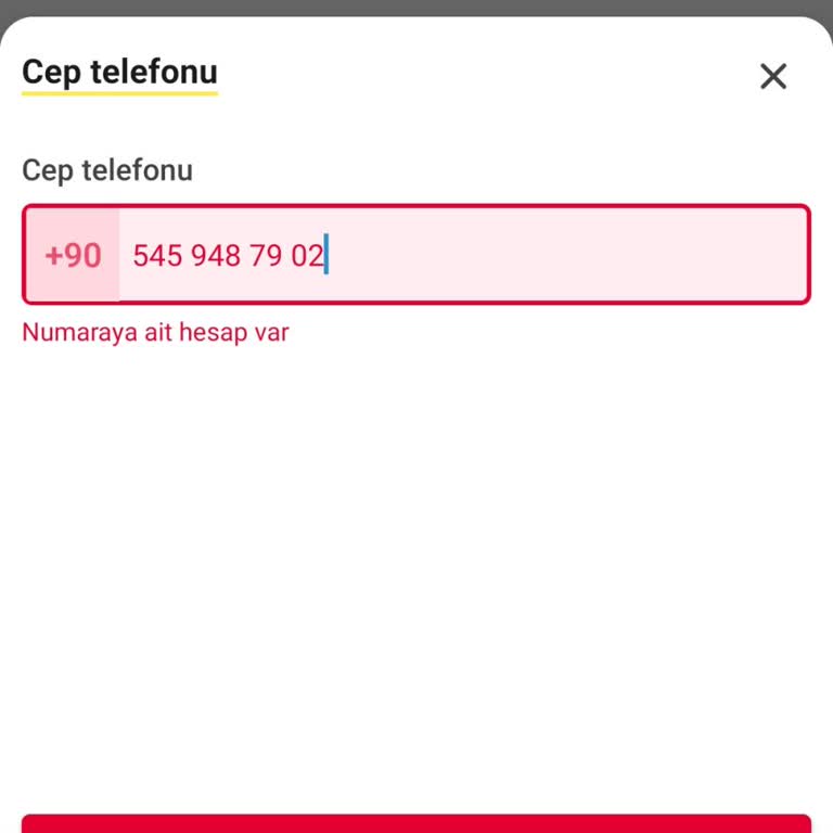 Telefon Numaram Başka Hesapta Kullanılıyor