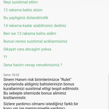 Müşteri Hizmetleri Ve Ödeme Sorunları