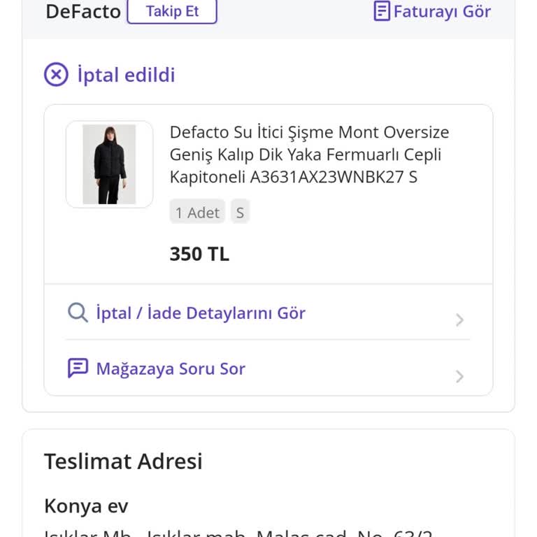 Stokta Olan Ürünün İptali Ve Fiyat Artışı Mağduriyeti