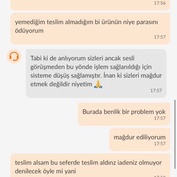 Trendyol GO'da Soğuk Yemek Ve İade Sorunu