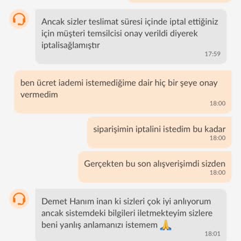 Trendyol GO'da Soğuk Yemek Ve İade Sorunu