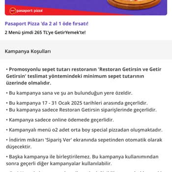 Getir Uygulamasında Kampanya Fiyatı Sorunu