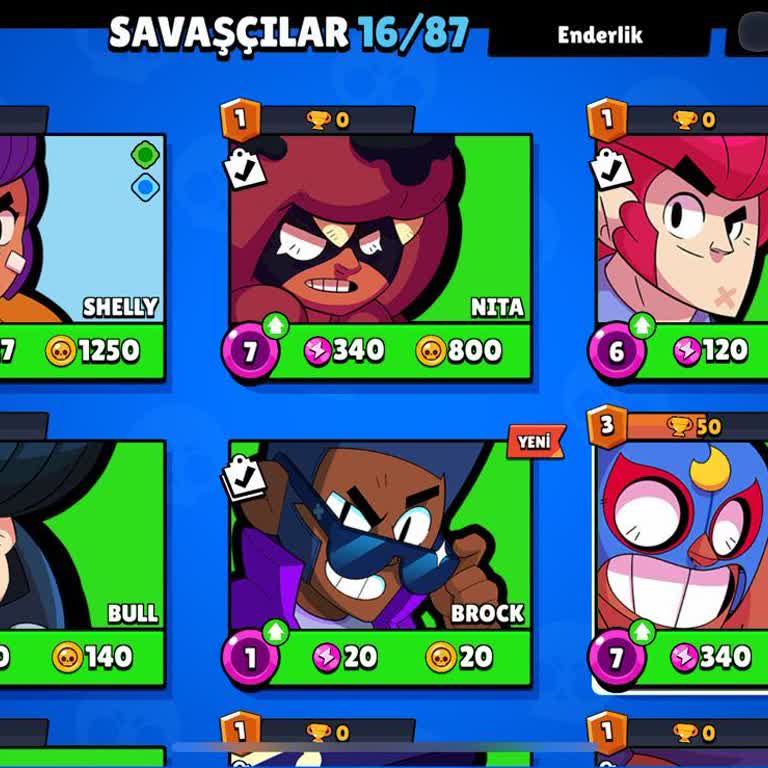 Eksik Karakterlerle Gelen Brawl Stars Hesabı