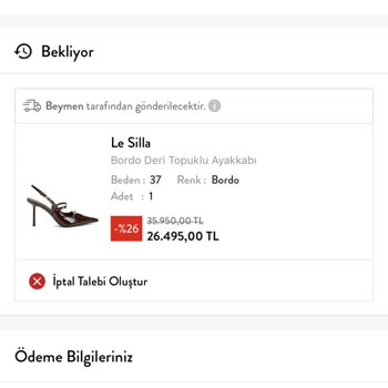 Beymen'den Ayakkabı Siparişim 12 Gündür Tedarik Edilemiyor