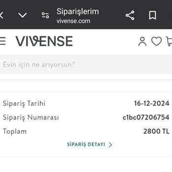 Vivense'den Sipariş Ettiğim Komodinler Teslim Edilmiyor