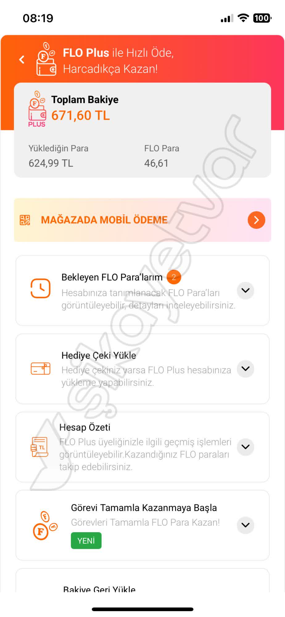 FLO Ayakkabı FLO Plus Hediye Çeki Mağaza Ve Online Kullanım Sorunu
