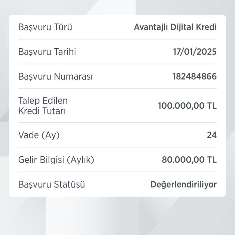 Ziraat Mobil Uygulamasında Dijital Kredi Sorunu