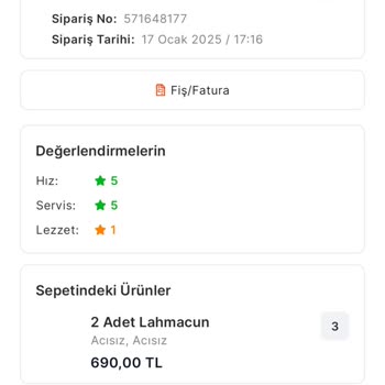 Lahmacun Siparişinde Beklenmedik Tat Sorunu