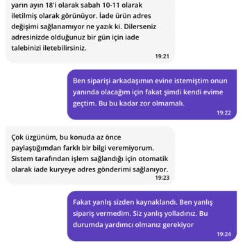 Yanlış Sipariş Ve İade Sorunu: Müşteri Mağduriyeti