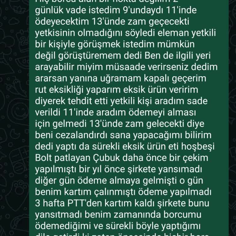Tehdit Ve Yanıltıcı Davranışlarla Karşılaştım