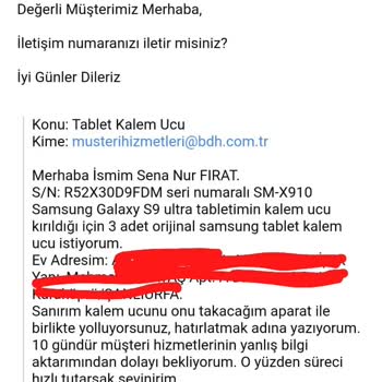 Samsung BDH Ekibinin İlgisizliği Ve Geciken Çözüm Süreci
