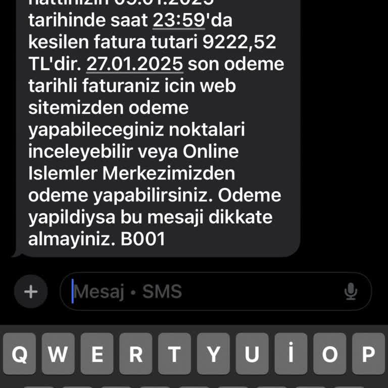 Yanlış Fatura Bildirimi Ve Müşteri Hizmetlerine Ulaşamama Sorunu