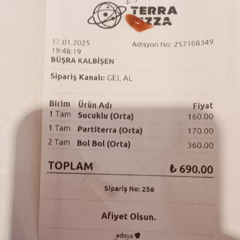 Yanık Pizza Ve Kötü Müşteri Hizmeti
