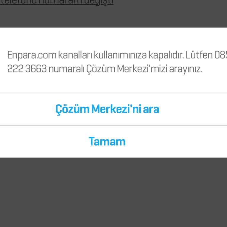Enpara Hesabım Sebepsiz Bloklandı