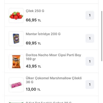 Migros Hemen Teslimat Ve Ürün Sorunu