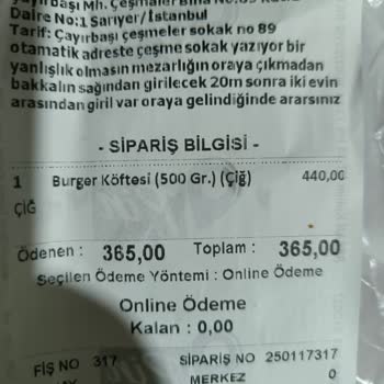 Eksik Ürün Ve Yetersiz İade Sorunu