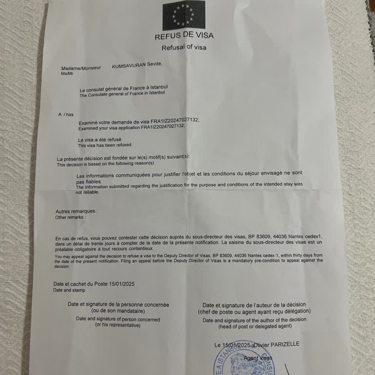 Vize Reddi: Seyahat Planlarım Tehlikede!