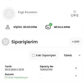 Siparişim Neden Hala Hazırlanıyor?