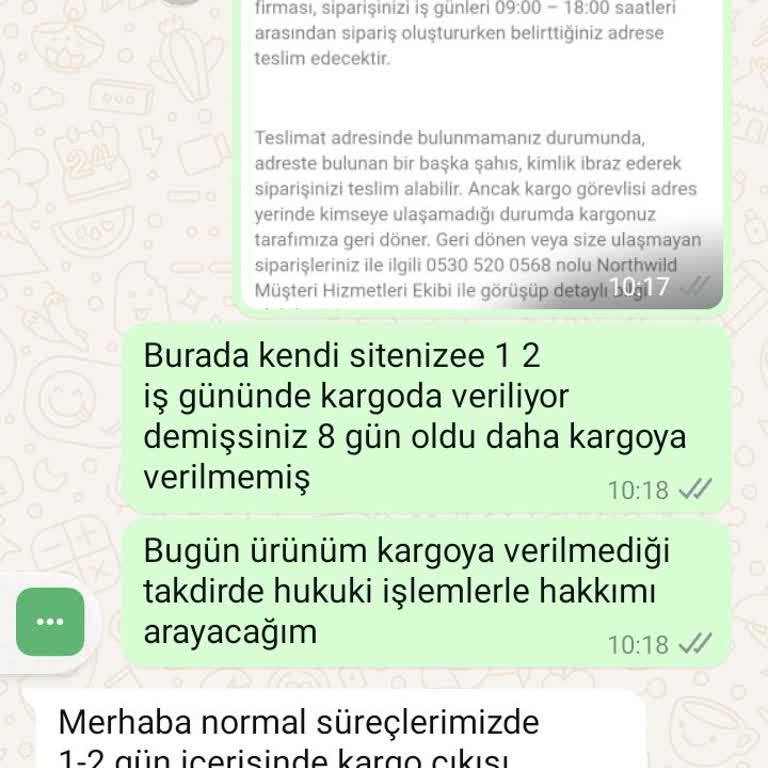 Kargoya Verilmeyen Ayakkabı Siparişi Sorunu