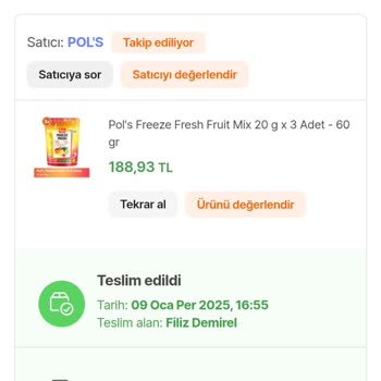Pol's Gurme Freeze Fresh İçinden Sinekler Çıktı