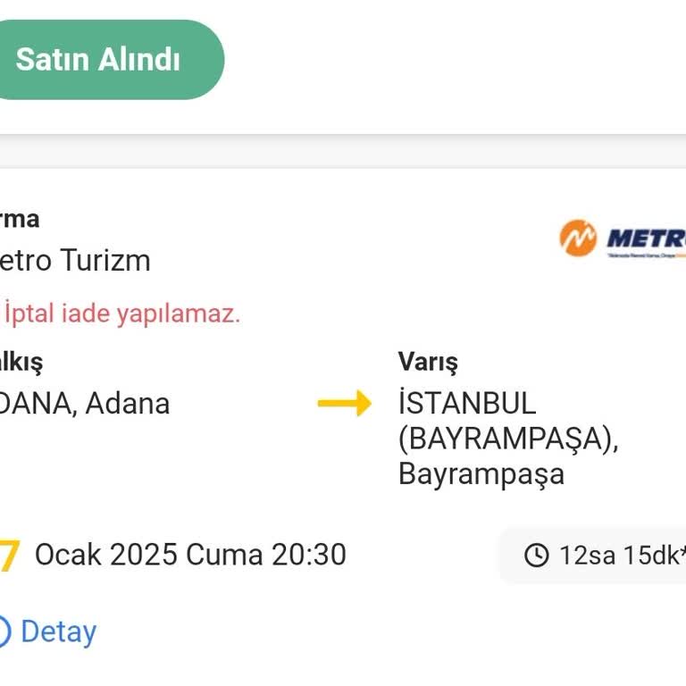 Metro Turizm İle Hayal Kırıklığı: Rötar Ve Konforsuz Seyahat