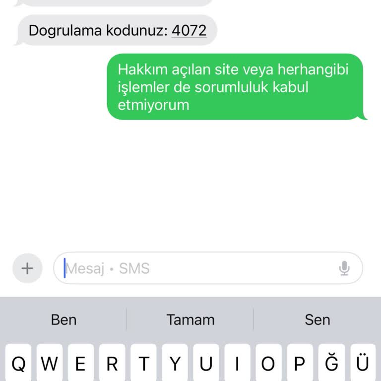 Yanlış Onay Kodları Ve Sorumluluk Reddi