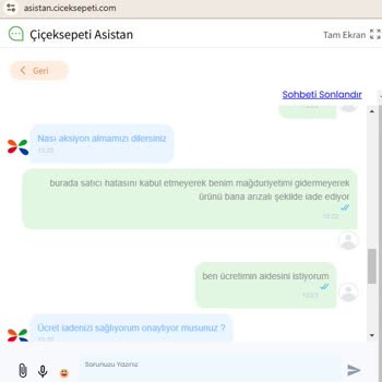 Çiçek Sepeti'nde Ayakkabı İade Kabusu