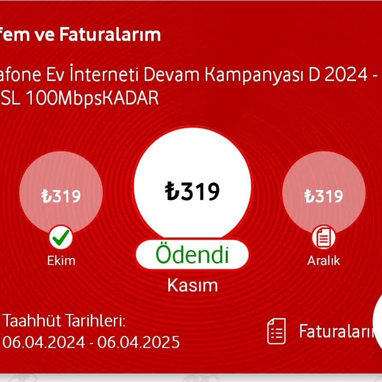 Vodafone İnternet Hız Problemi Ve Fatura Sorunu