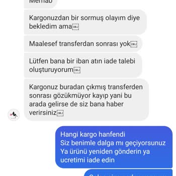 Kargo Sorunu Ve İletişim Eksikliği