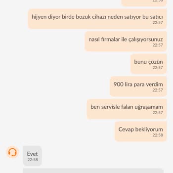 Bozuk Ürün Ve Yetersiz İade Süreci