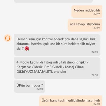 Bozuk Ürün Ve Yetersiz İade Süreci
