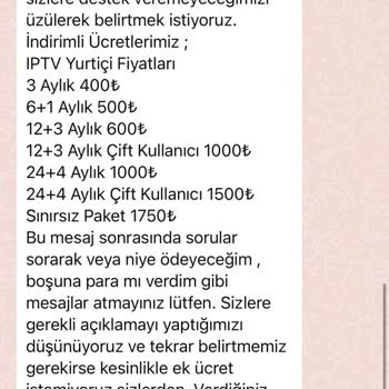 Yayın Süresi Dolmadan Yeniden Ücret Talebi