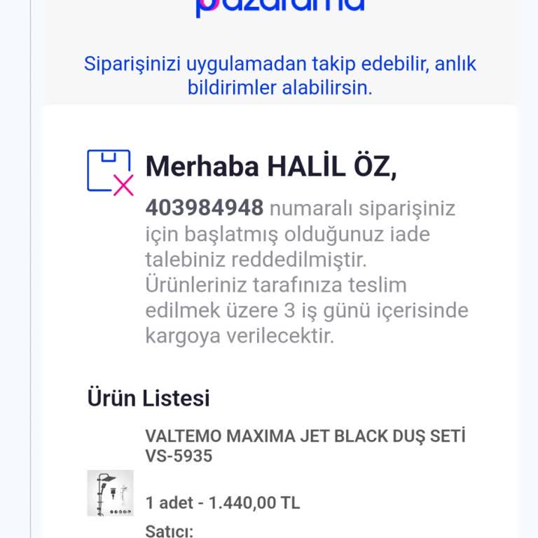 Kırık Duş Başlığı Ve Fatura Sorunu: Çözüm Bekleyen Müşteri Mağduriyeti