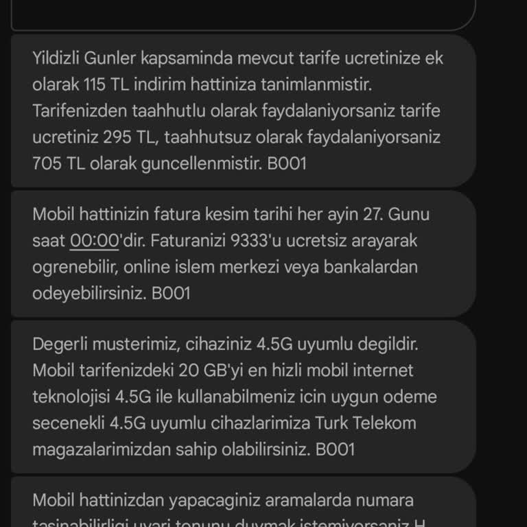 Türk Telekom Fatura Ve Taahhüt Sorunu