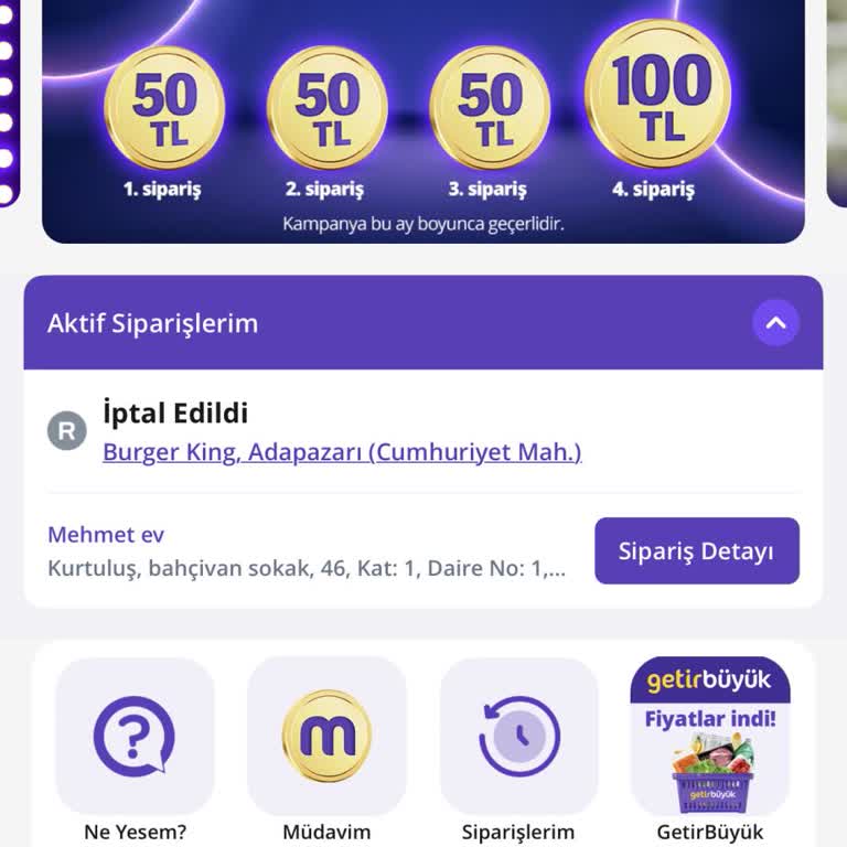 250 Metre Mesafede Teslimat Sorunu