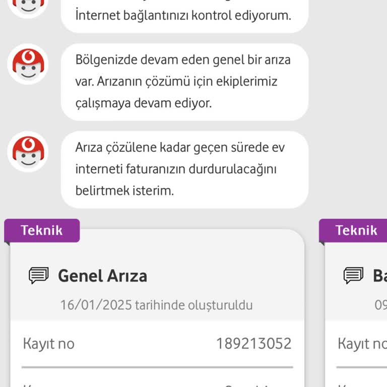 Vodafone Net'te Süregelen Bağlantı Sorunu Ve Yetersiz Müşteri Hizmeti