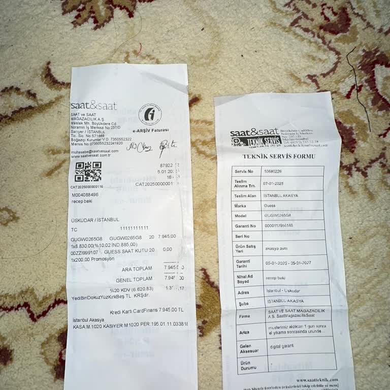 Guess Saatim Su Aldı Ve Sorun Çözülmedi