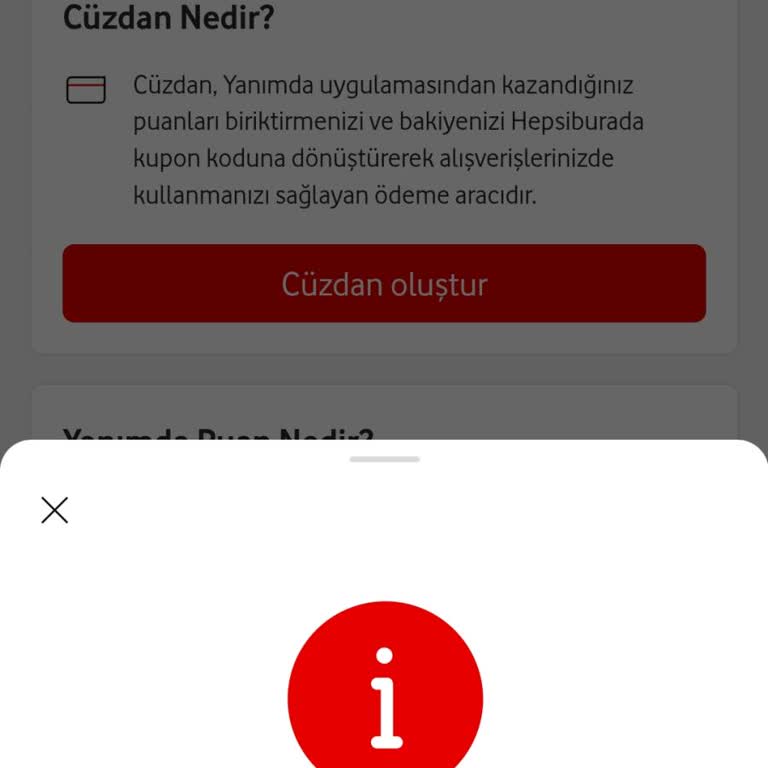 Vodafone Cüzdan Hatası Ve Müşteri Hizmetleri Sorunu