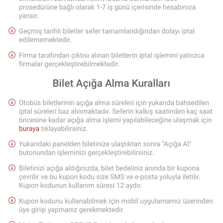 E-Bilet Sorunu Ve Müşteri Hizmetleri Engeli