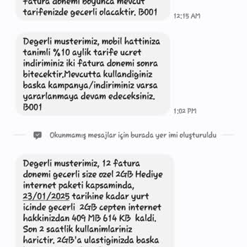 Yanıltıcı Taahhüt Ücreti Sorunu