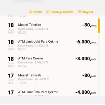 VakıfBank'tan Sürpriz Masraf Kesintisi