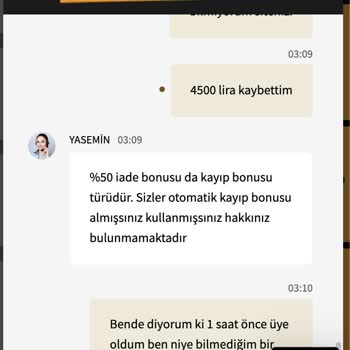 Yetersiz Müşteri Hizmeti Ve Bonus Sorunu
