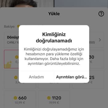 TikTok Doğrulama Sorunu: Para Çekemiyorum Ve Jeton Dönüşümü Başarısız