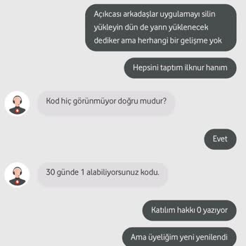 Vodafone Her Şey Yanımda Şikayeti