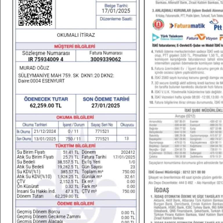 Su Faturası Şoku: İtiraz Sonrası Fatura Artışı