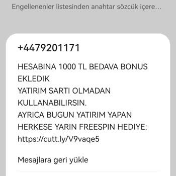 Yurt Dışı Bahis Sitelerinden Gelen SMS'ler Bitmiyor