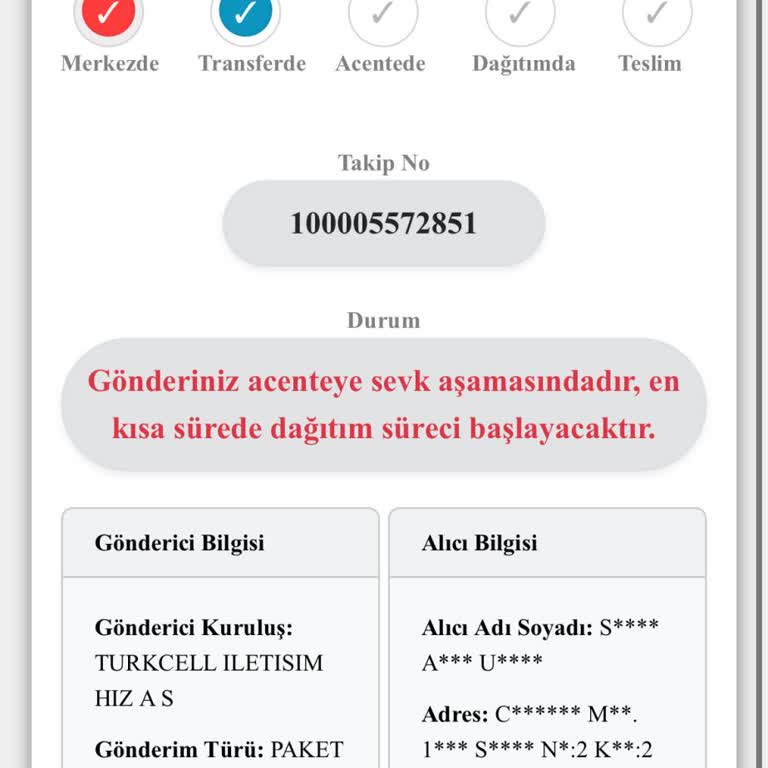 Kuryenet Kargo Teslimat Gecikmesi