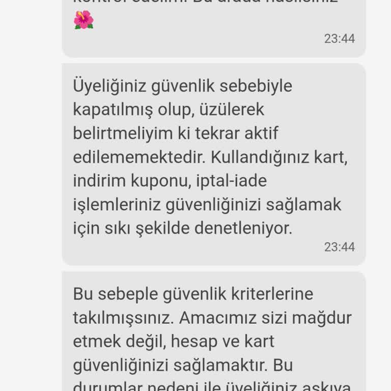 Hesap Askıya Alma Sorunu